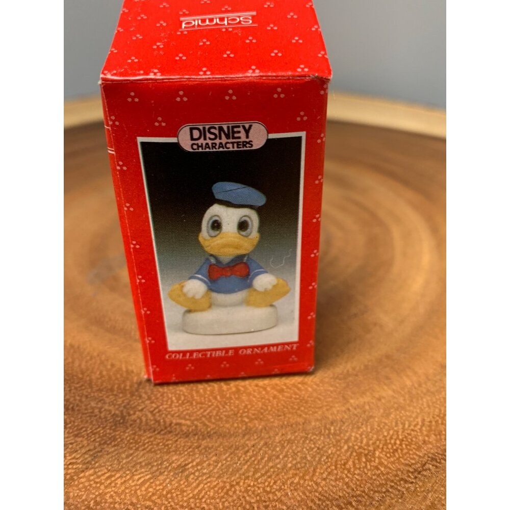 Donald Duck Disney Collectible Ornament By Schmid with Box 1980s - Picture 4 of 8